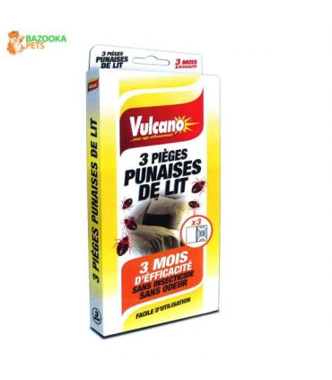 Piège gluant punaise de lits vulcano x3