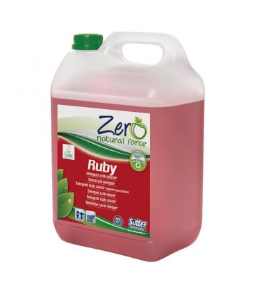 Ruby détergent sanitaire naturel anticalcaire parfumé 5l sutter zero ecolabel