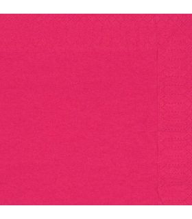 Serviettes 2 plis fushia  38x38cm x100
