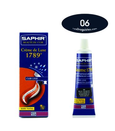 Cirage crème de luxe saphir tube 50ml bleu marine