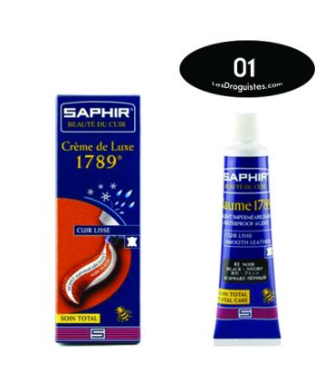 Cirage crème de luxe saphir tube 50ml noir Cirage crème de luxe saphir tube 50ml noir