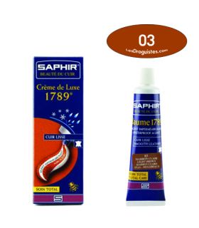 Cirage crème de luxe saphir tube 50ml marron clair