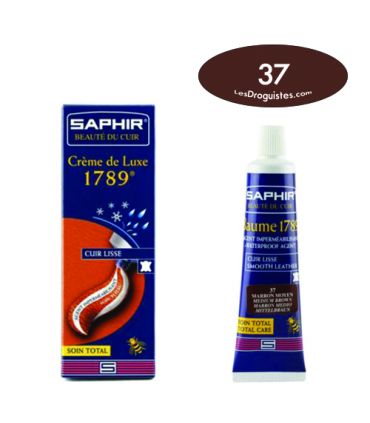 Cirage crème de luxe saphir tube 50ml marron moyen