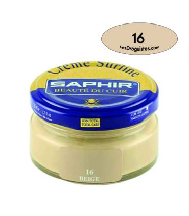 Cirage crème surfine pommadier 50 ml saphir beige Cirage crème surfine pommadier 50 ml saphir beige