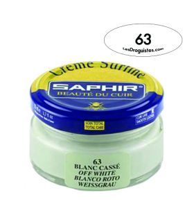 Cirage crème surfine pommadier 50 ml saphir blanc cassé