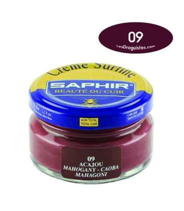 Cirage crème surfine pommadier 50 ml saphir acajou Cirage crème surfine pommadier 50 ml saphir acajou