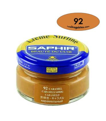 Cirage crème surfine pommadier 50 ml saphir caramel