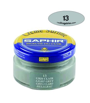Cirage crème surfine pommadier 50 ml saphir gris clair