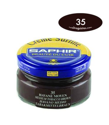 Cirage crème surfine pommadier 50 ml saphir havane moyen