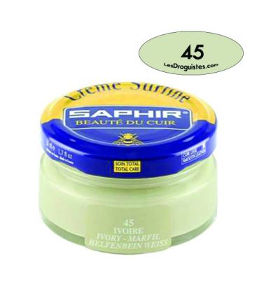 Cirage crème surfine pommadier 50 ml saphir ivoire