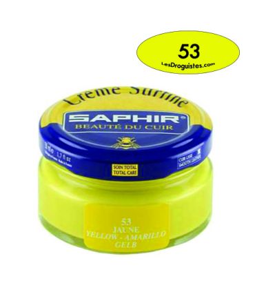 Cirage crème surfine pommadier 50 ml saphir jaune