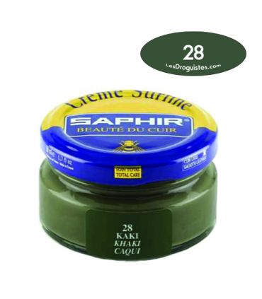 Cirage crème surfine pommadier 50 ml saphir kaki