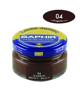 Cirage crème surfine pommadier 50 ml saphir marron