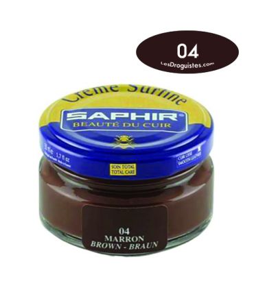 Cirage crème surfine pommadier 50 ml saphir marron