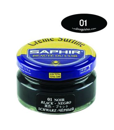 Cirage crème surfine pommadier 50 ml saphir noir