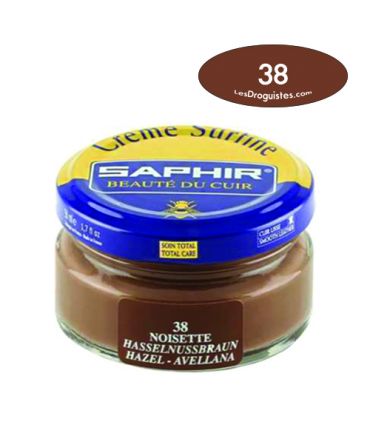 Cirage crème surfine pommadier 50 ml saphir noisette