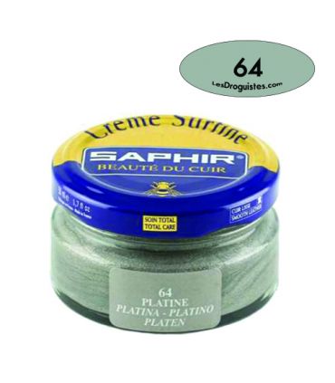 Cirage crème surfine pommadier 50 ml saphir platine