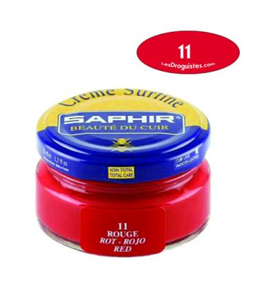 Cirage crème surfine pommadier 50 ml saphir rouge