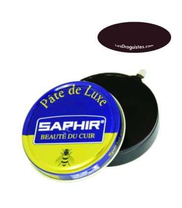 Cirage pâte de luxe saphir boite de 50ml marron foncé