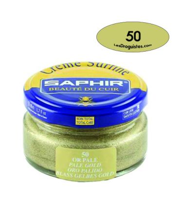 Cirage crème surfine pommadier 50 ml saphir or pâle