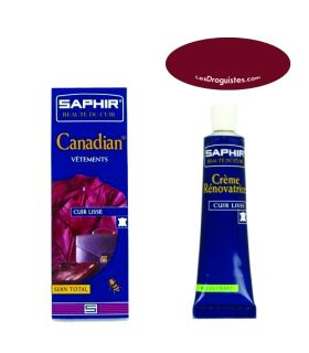 Cirage crème reconstituante canadian saphir tube 75ml rouge cerise