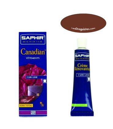 Cirage crème reconstituante canadian saphir tube 75ml noisette