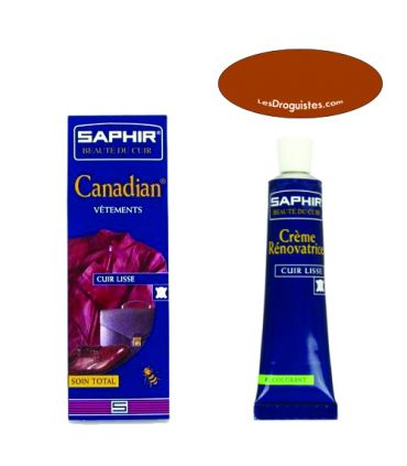 Cirage crème reconstituante canadian saphir tube 75ml marron clair
