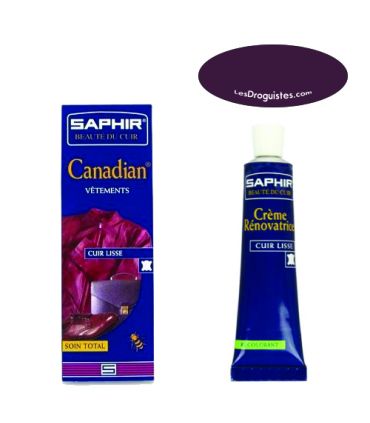 Cirage crème reconstituante canadian saphir tube 75ml bordeaux