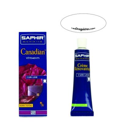 Cirage crème reconstituante canadian saphir tube 75ml blanc