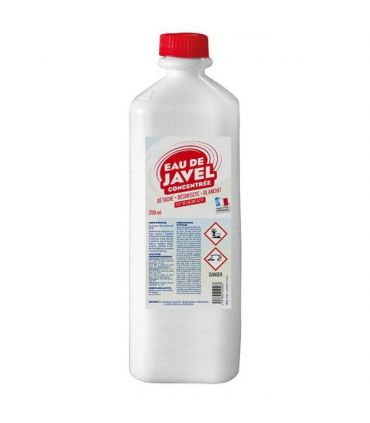Eau de javel 9.6% cruchon de 250 ml x24