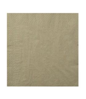 Serviettes tendance argile 38x38cm x1200
