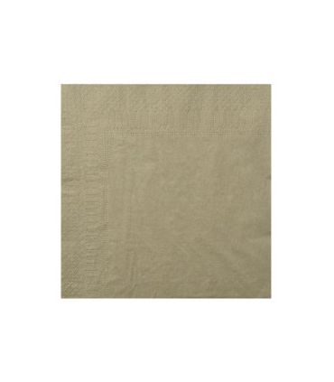 Serviettes tendance argile 38x38cm x1200