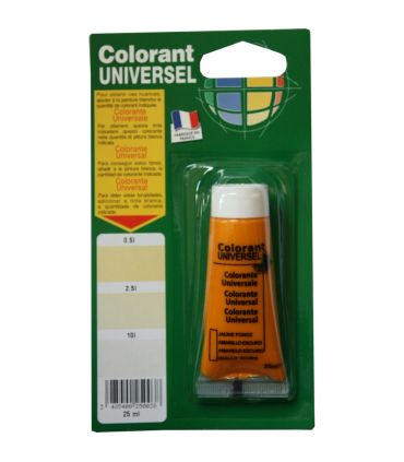 Colorant universel 25ml jaune fonce