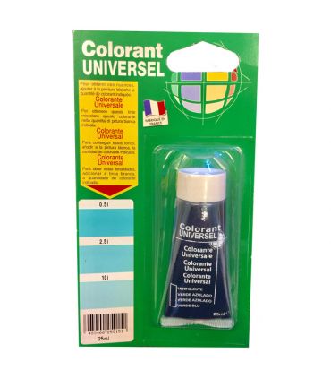 Colorant universel 25ml vert bleute