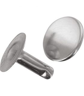Rivet tubulaire 3 x 8 nickelé 20 pièces