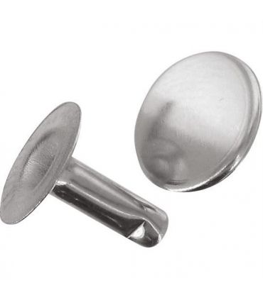Rivet tubulaire 3 x 8 nickelé 20 pièces