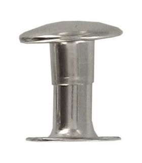 Rivet tubulaire 3 x 12 nickelé 12 pièces