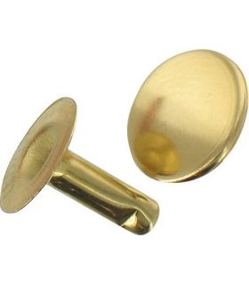 Rivet tubulaire 3 x 10 laitonné 16 pièces
