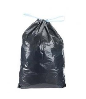 Sac poubelle à lanière 50L rouleau de 25 sacs