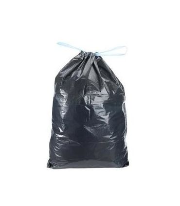 Sac poubelle à lanière 50L rouleau de 25 sacs