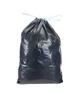 Sac poubelle à lanière 100L rouleau de 25 sacs