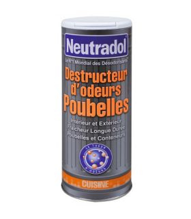 Destructeur odeurs poubelle poudre 350gr