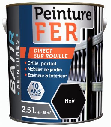Peinture FER BRILLANT 2,5L Couleur