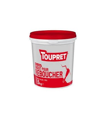 Enduit pour reboucher pâte 1.5kg Toupret
