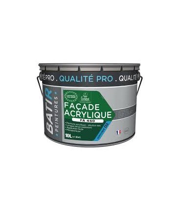 Peinture acrylique façade 10L blanc