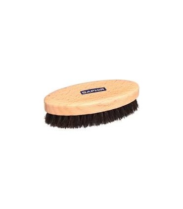 Brosse à reluire saphir noir ovale Brosse à reluire saphir noir ovale