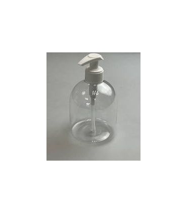 Bouteille transparante 500ml + pompe doseuse