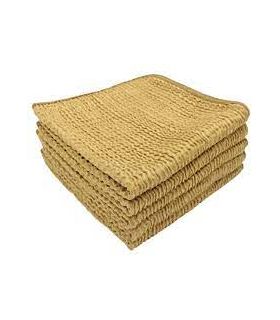 Lavette microfibre 36x36 wave gold lot de 5