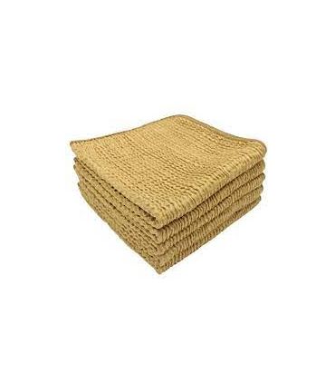 Lavette microfibre 36x36 wave gold lot de 5