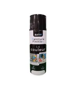 Peinture brillant aérosol noir RAL9005 400ml